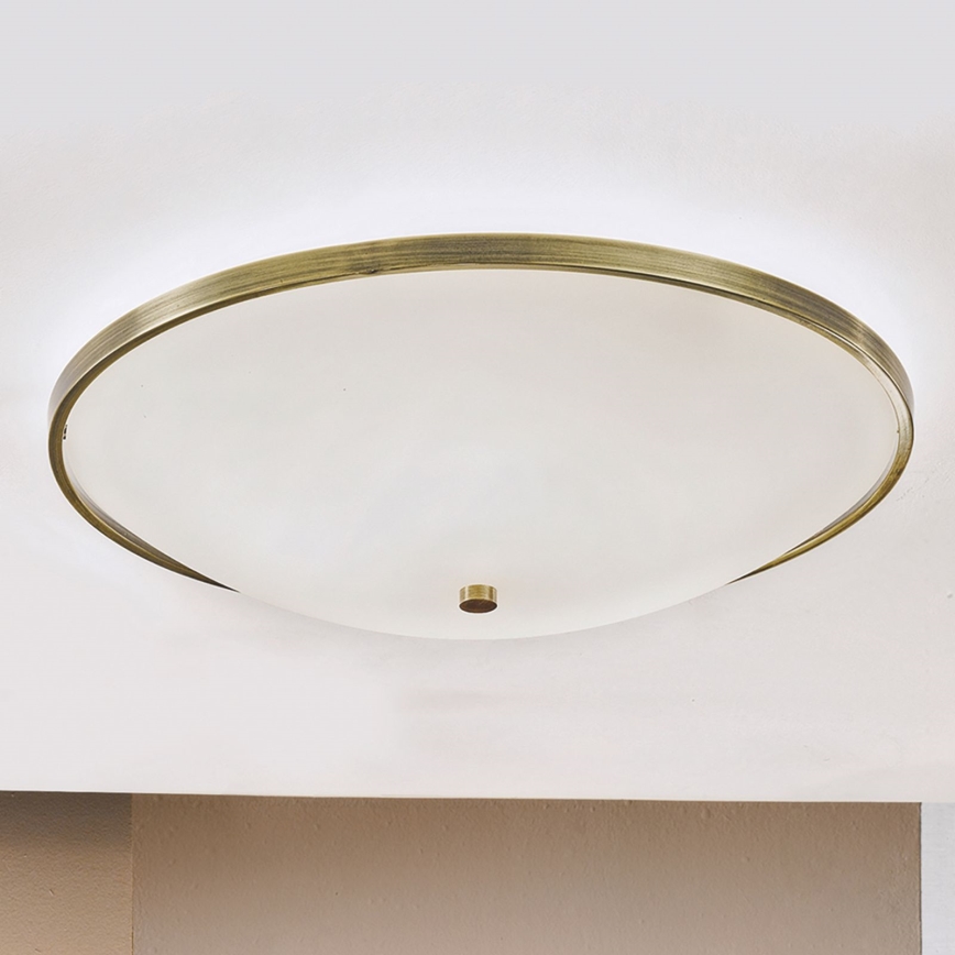 Stropna svjetiljka AIDA 5xE27/60W/230V pr. 56,5 cm mesing