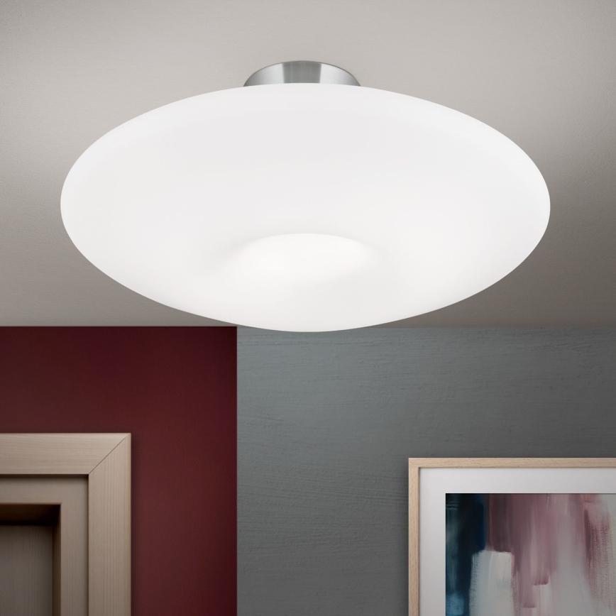 Stropna svjetiljka BLANC 2xE27/60W/230V pr. 49 cm mat krom