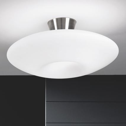 Stropna svjetiljka BLANC 2xE27/60W/230V pr. 49 cm mat krom