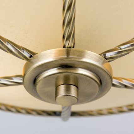 Viseći luster MAURO 3xE27/60W/230V pr. 42 cm bronca
