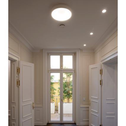 LED Prigušiva stropna svjetiljka VENUS LED/50W/230V pr. 61 cm bijela