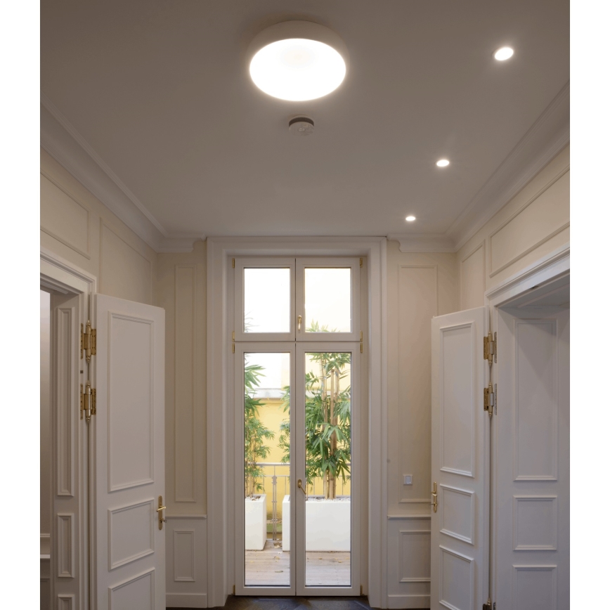 LED Prigušiva stropna svjetiljka VENUS LED/50W/230V pr. 61 cm bijela