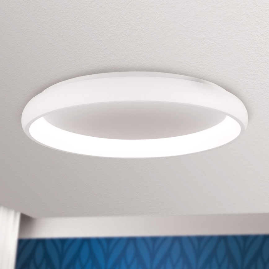 LED Prigušiva stropna svjetiljka VENUS LED/50W/230V pr. 61 cm bijela