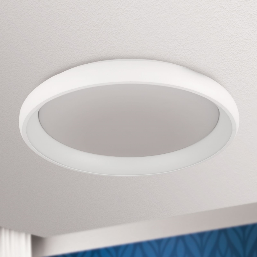 LED Prigušiva stropna svjetiljka VENUS LED/50W/230V pr. 61 cm bijela