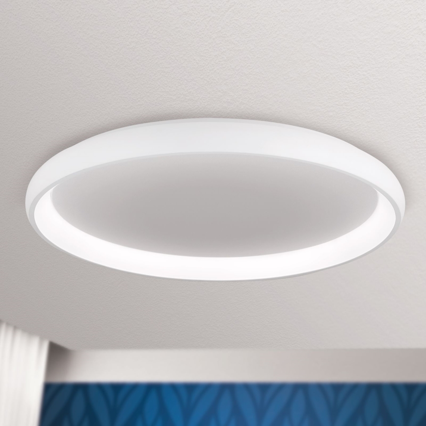 LED Prigušiva stropna svjetiljka VENUS LED/85W/230V pr. 81 cm bijela