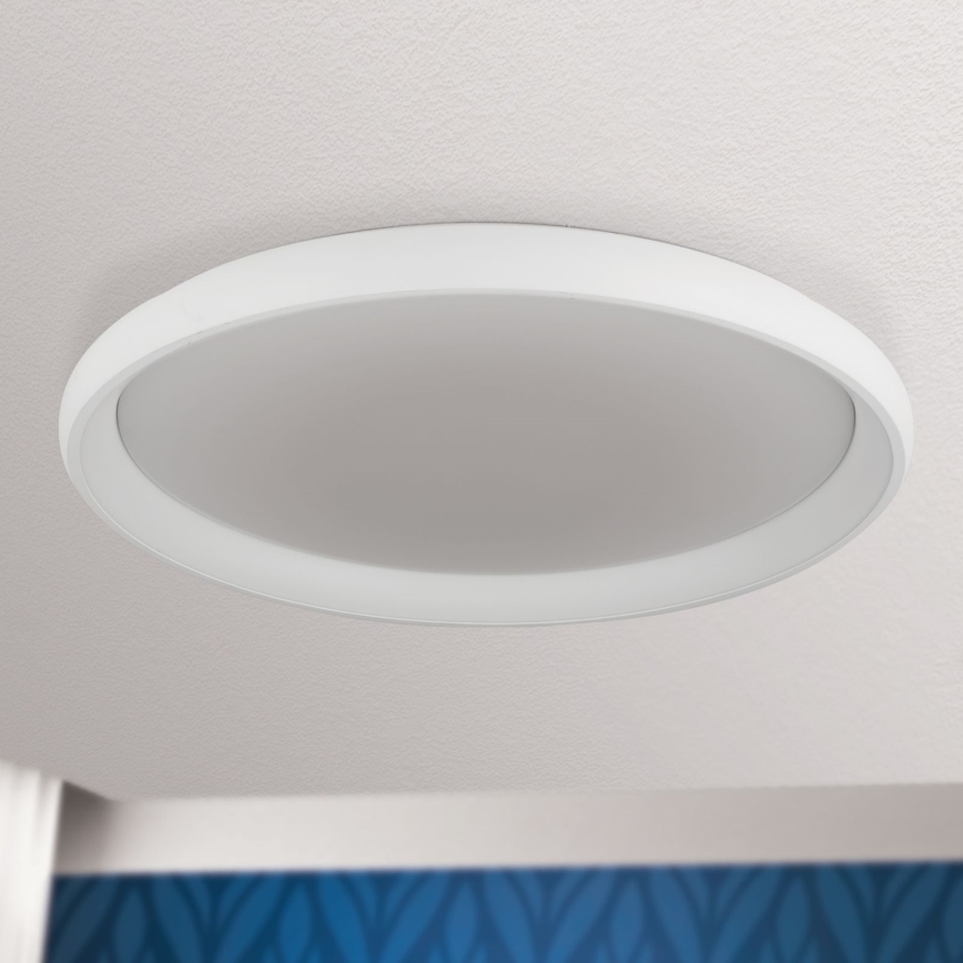 LED Prigušiva stropna svjetiljka VENUS LED/85W/230V pr. 81 cm bijela