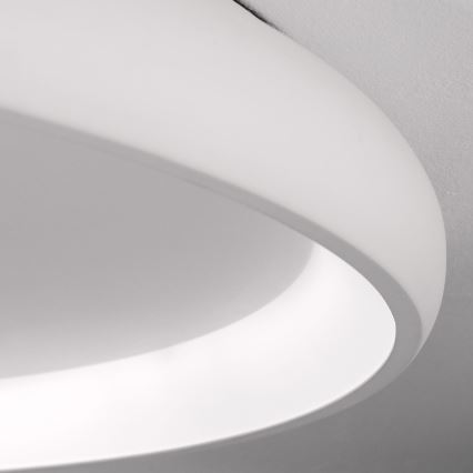 LED Prigušiva stropna svjetiljka VENUS LED/85W/230V pr. 81 cm bijela