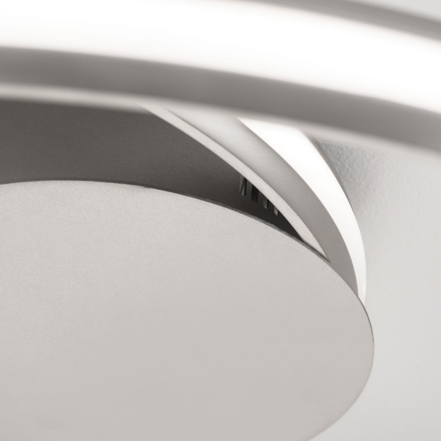 LED Dimmabilno stropno svjetlo CIRCUS LED/30W/230V srebrna