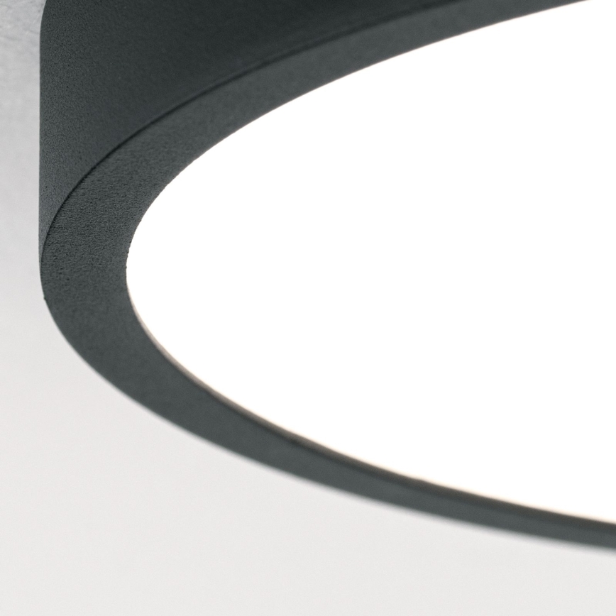LED Stropna svjetiljka BULLY LED/12W/230V pr. 14 cm crna