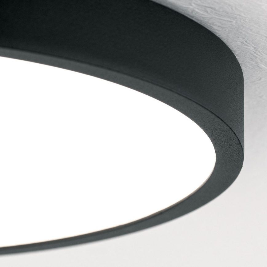 LED Stropna svjetiljka BULLY LED/24W/230V pr. 24 cm crna