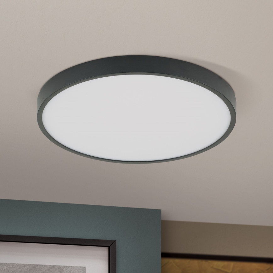 LED Stropna svjetiljka BULLY LED/28W/230V pr. 28 cm crna