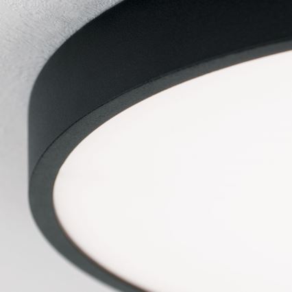 LED Stropna svjetiljka BULLY LED/28W/230V pr. 28 cm crna