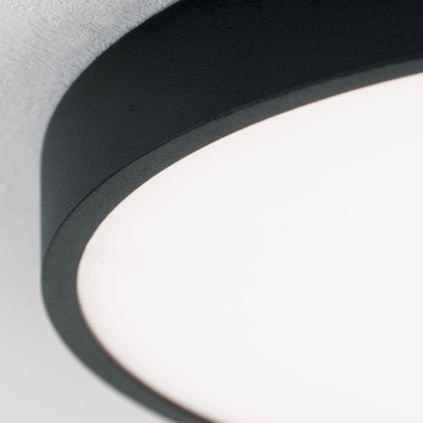 LED Stropna svjetiljka BULLY LED/28W/230V pr. 28 cm crna