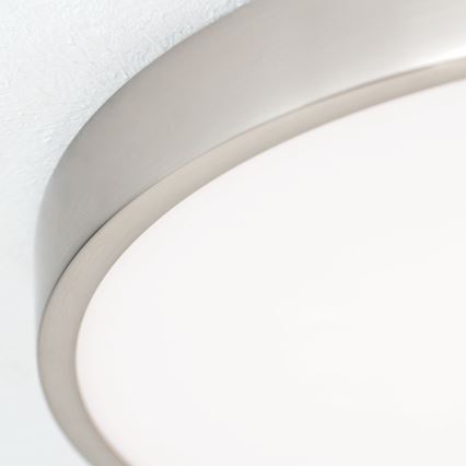 LED Stropna svjetiljka BULLY LED/28W/230V pr. 28 cm mat krom