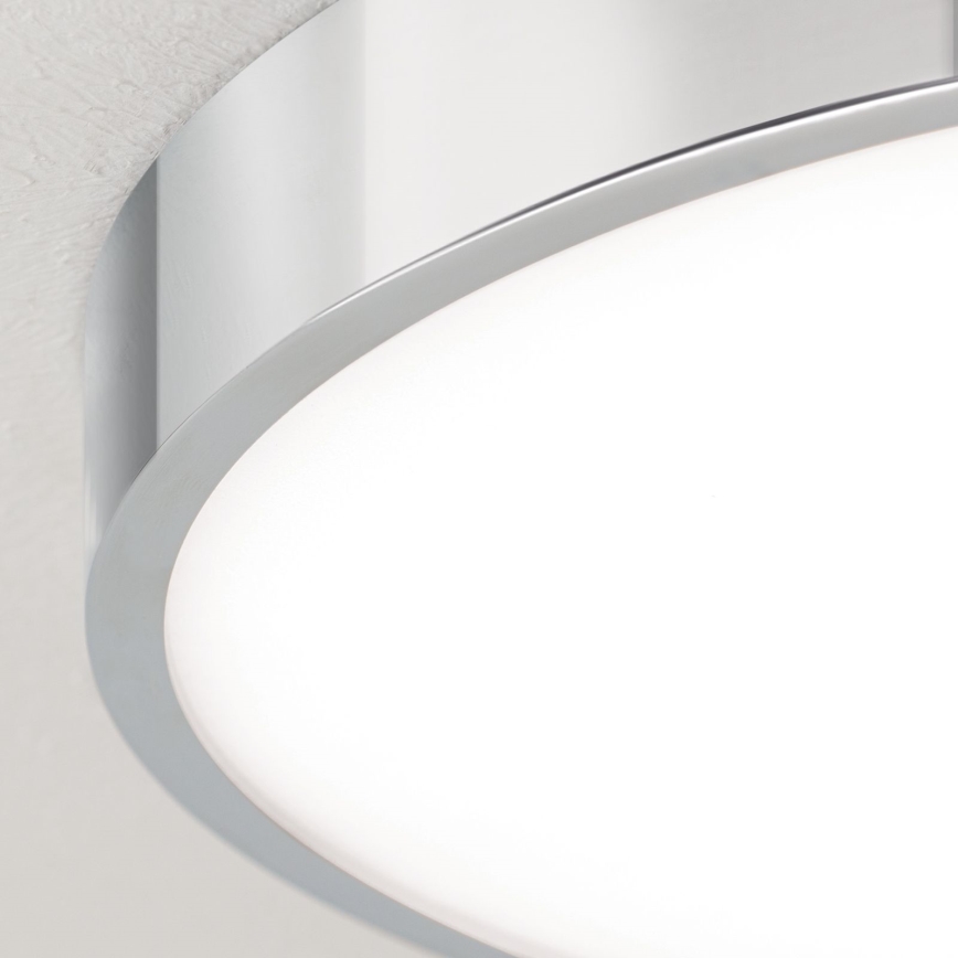 LED Stropna svjetiljka BULLY LED/28W/230V pr. 28 cm sjajni krom