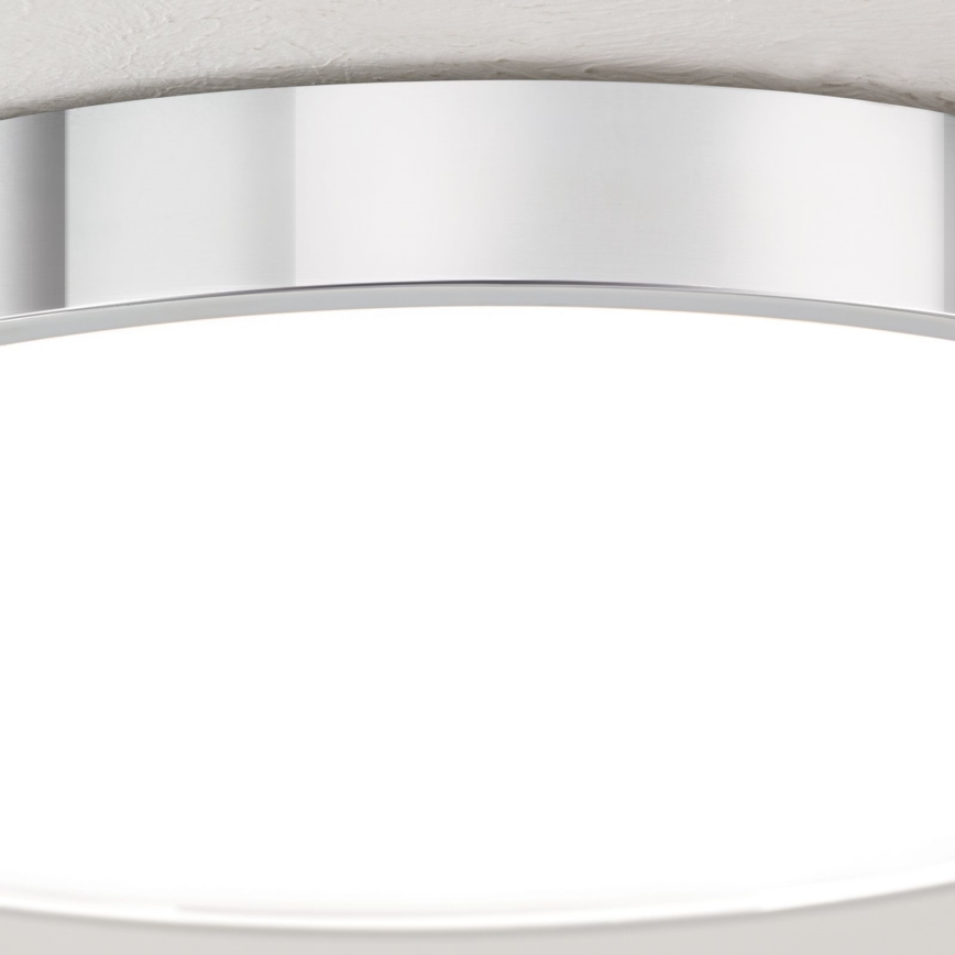 LED Stropna svjetiljka BULLY LED/28W/230V pr. 28 cm sjajni krom