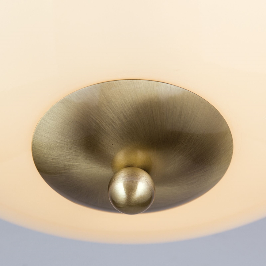 Stropna svjetiljka AUSTRIAN OLD LAMP 3xE27/60W/230V pr. 50 cm bronca/bež