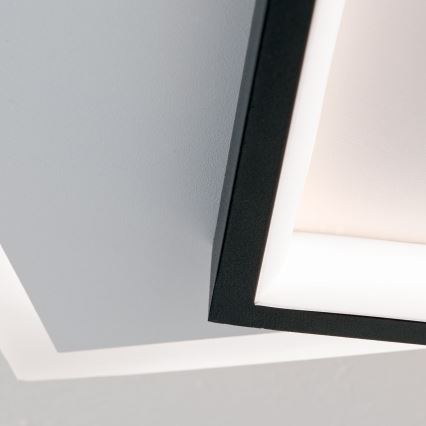 LED Prigušiva stropna svjetiljka EMANUEL LED/50W/230V bijela/crna