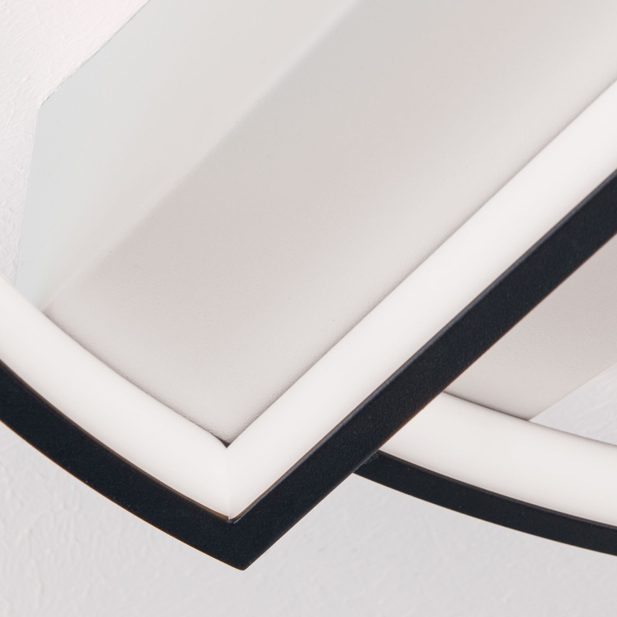 LED Prigušiva stropna svjetiljka OLGA LED/28W/230V crna/bijela