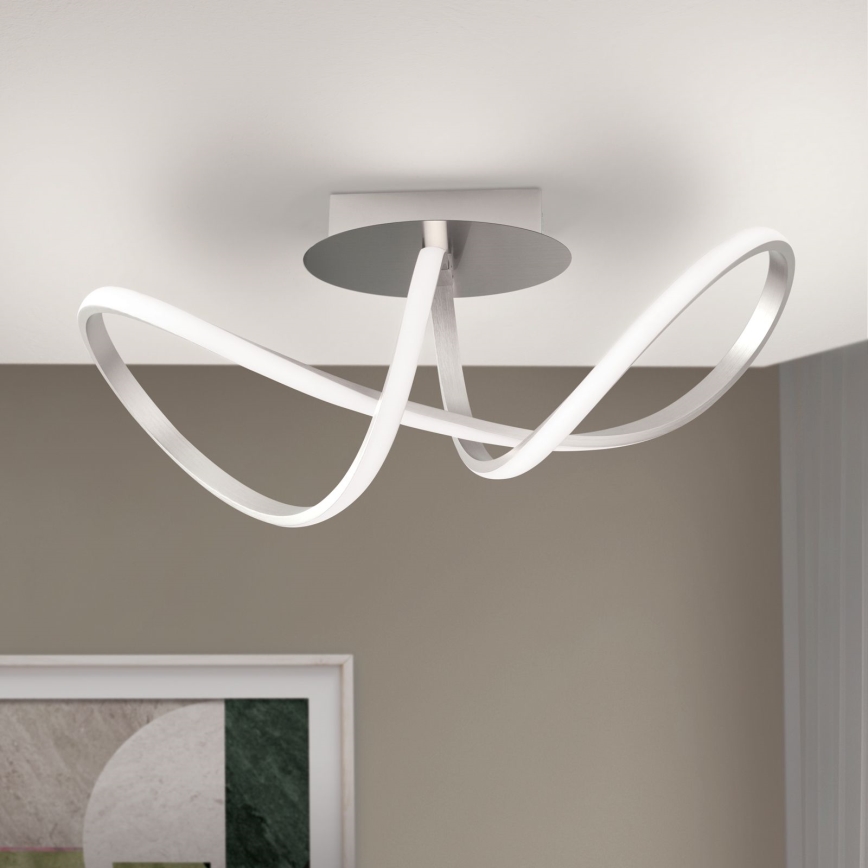 LED Prigušivi nadgradni luster CIRCUS LED/30W/230V mat krom