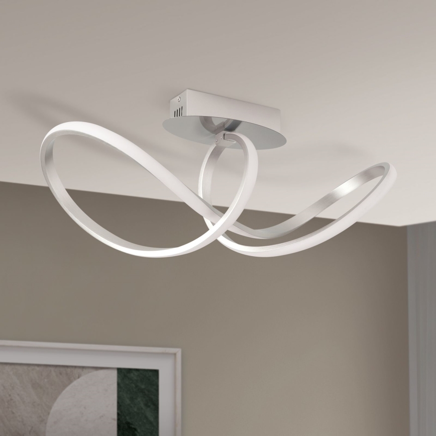 LED Prigušivi nadgradni luster CIRCUS LED/30W/230V mat krom