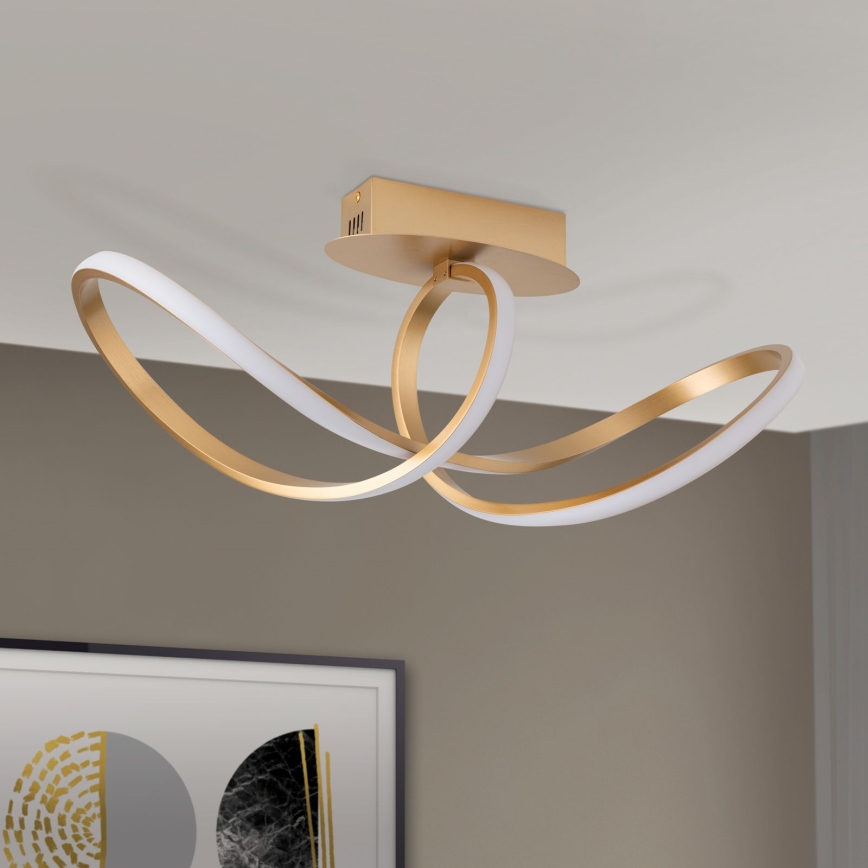 LED Prigušivi nadgradni luster CIRCUS LED/30W/230V zlatna