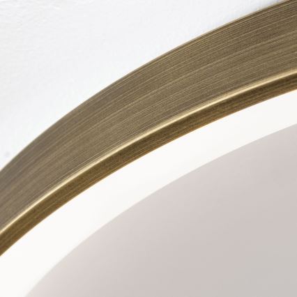 LED Stropna svjetiljka CHARLIE LED/72W/230V pr. 80 cm zlatna