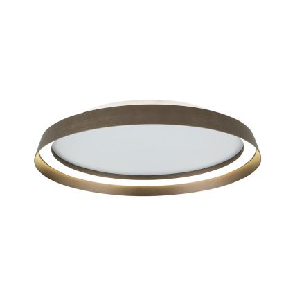 LED Prigušiva stropna svjetiljka MANTA LED/38W/230V 2700/3000/4000K pr. 45 cm smeđa