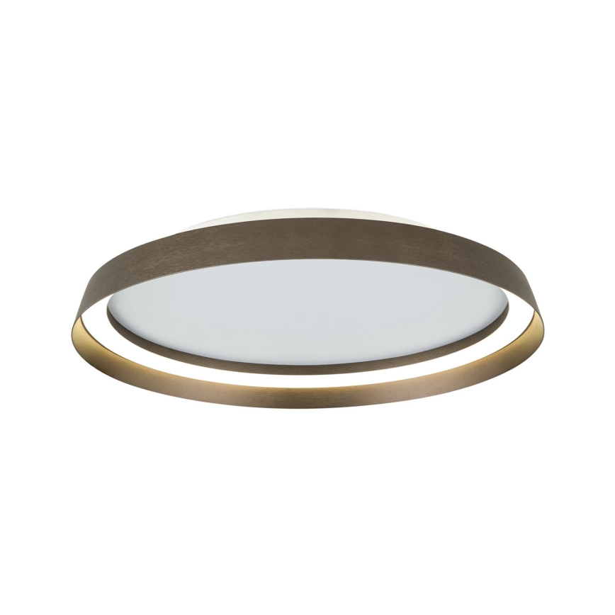 LED Prigušiva stropna svjetiljka MANTA LED/38W/230V 2700/3000/4000K pr. 45 cm smeđa