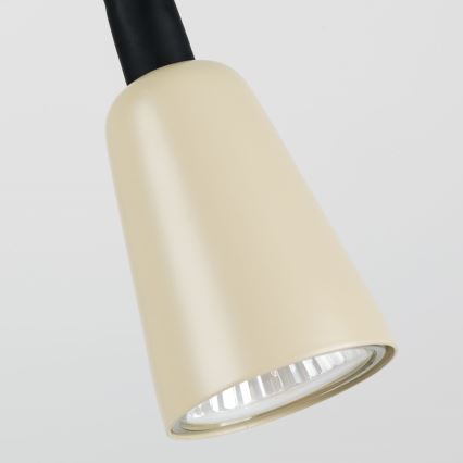 Prigušiva fleksibilna stolna lampa DOTTY 1xGU10/10W/230V bež/crna
