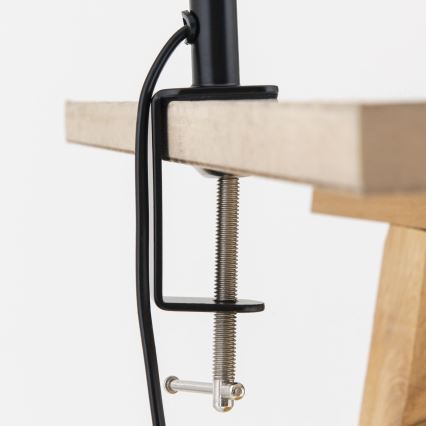 Savitljiva stolna lampa s kopčom DOTTY 1xGU10/10W/230V bež/crna