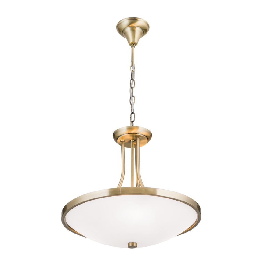 Luster na lancu AIDA 3xE27/60W/230V pr. 39,5 cm mesing
