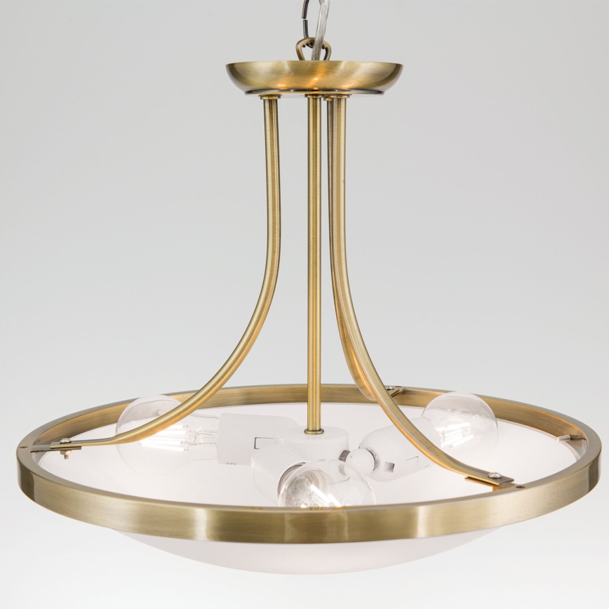 Luster na lancu AIDA 3xE27/60W/230V pr. 39,5 cm mesing