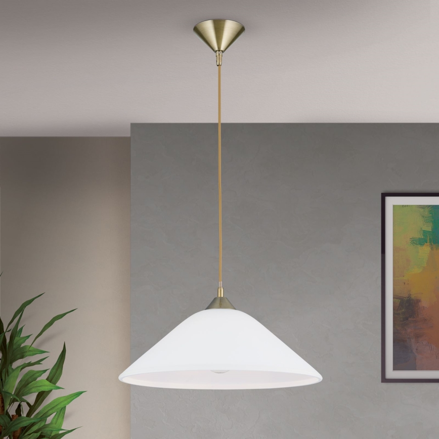 Luster na sajli GRADO 1xE27/60W/230V pr. 40 cm mesing