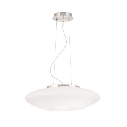 Luster na sajli BLANC 2xE27/60W/230V pr. 49 cm mat krom