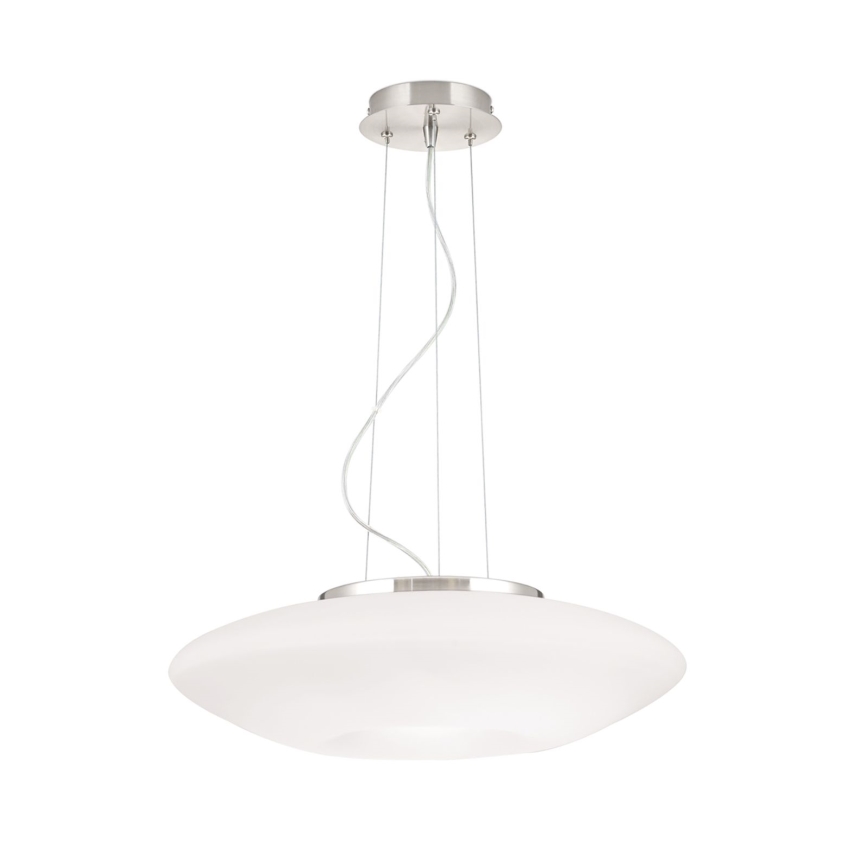 Luster na sajli BLANC 2xE27/60W/230V pr. 49 cm mat krom