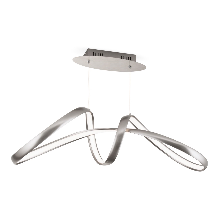 LED prigušivač luster na užetu CIRCUS LED/36W/230V srebrna