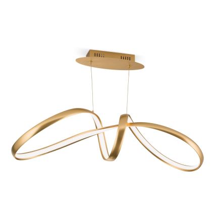 LED prigušivački luster na užetu CIRCUS LED/36W/230V zlatna