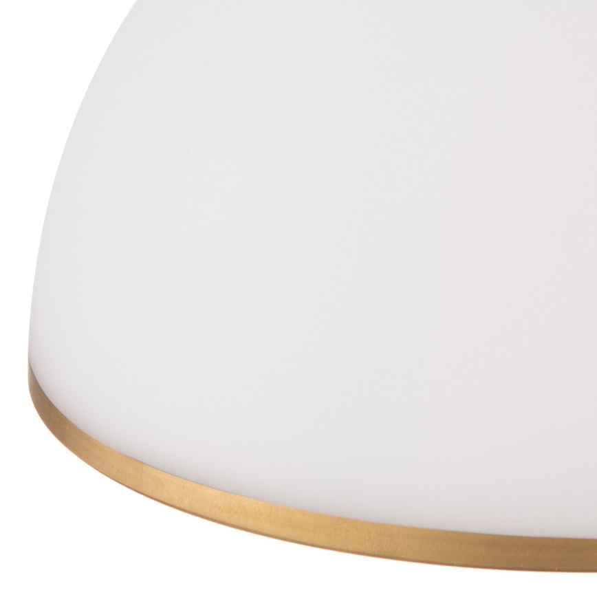 Luster na sajli OLD LAMP 1xE27/40W/230V bijela/mesing