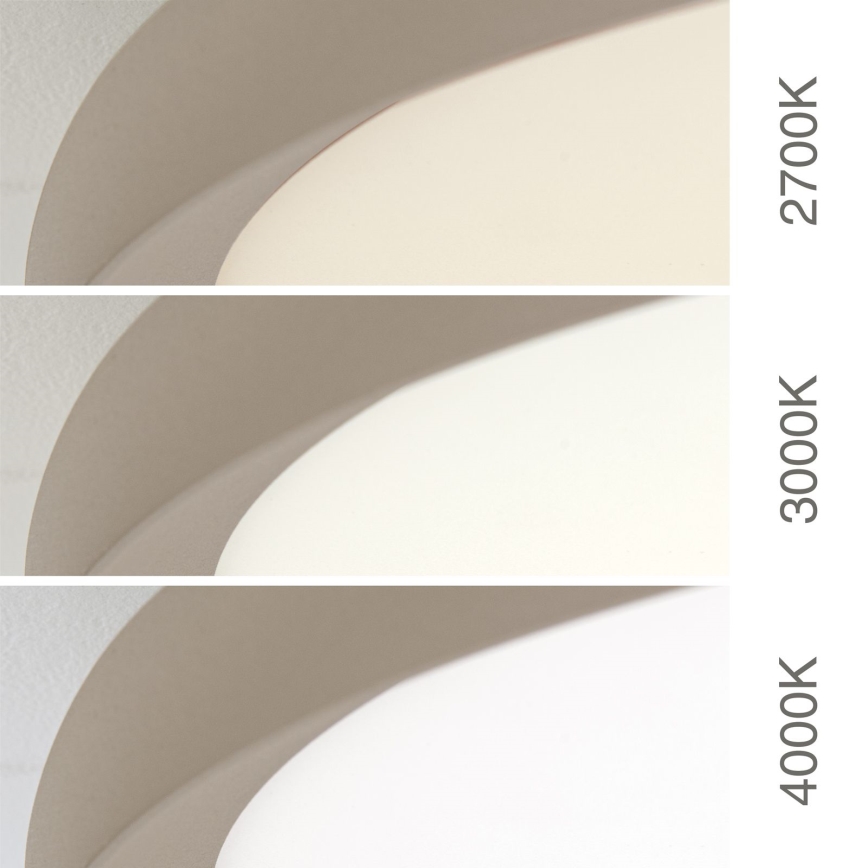 LED stropno svjetlo KANT LED/30W/230V 2700/3200/4000K Ø 40 cm bež