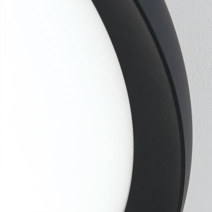 LED stropna svjetiljka KANT LED/50W/230V 2700/3200/4000K Ø 60 cm crna