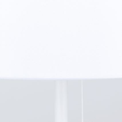 Stolna lampa s USB portom LUDWIG 1xE27/40W/230V 50 cm bijela