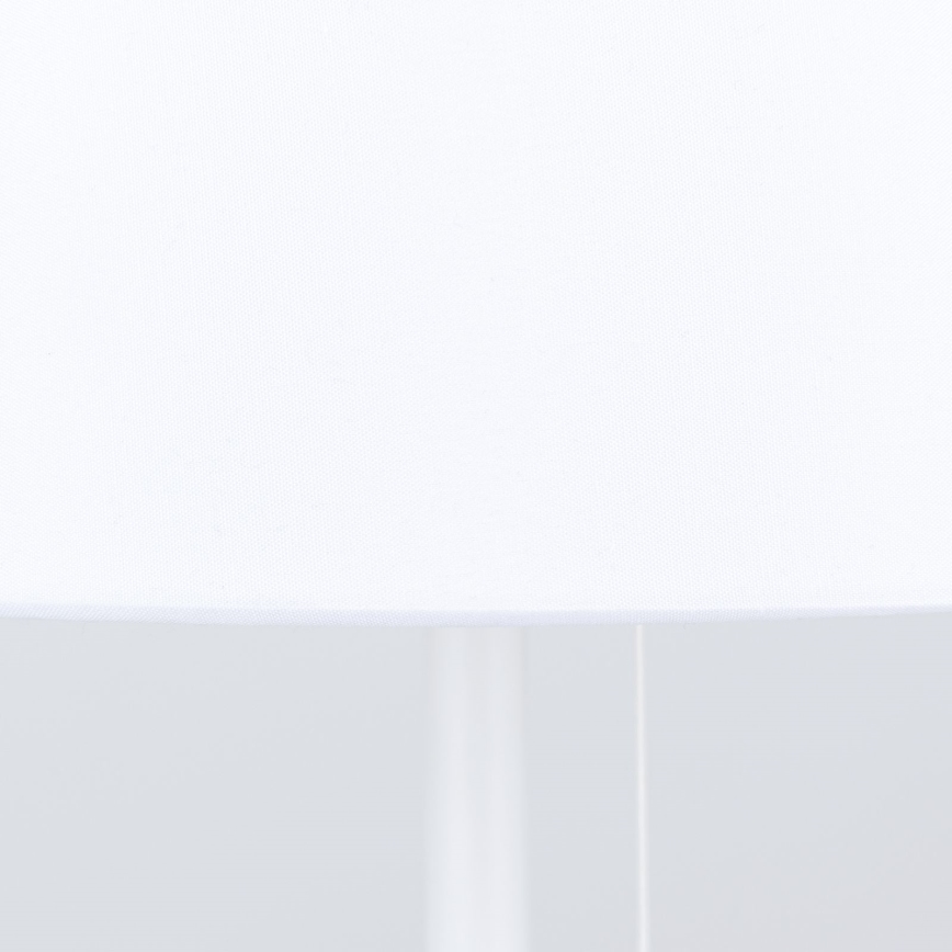 Stolna lampa s USB portom LUDWIG 1xE27/40W/230V 50 cm bijela