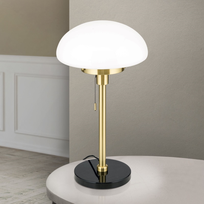 Stolna lampa SPARTA 1xE27/40W/230V zlatna/crna