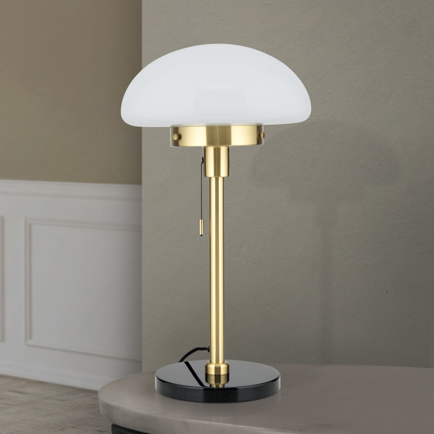 Stolna lampa SPARTA 1xE27/40W/230V zlatna/crna