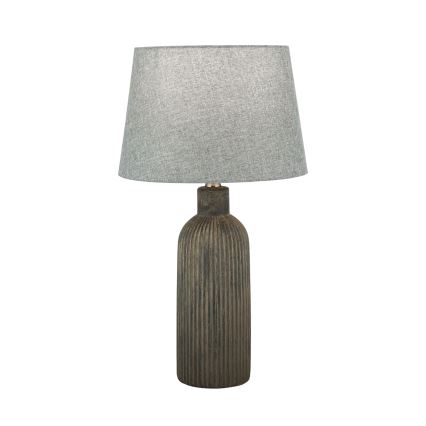 Stolna lampa ORCHID 1xE27/40W/230V keramika smeđa/siva