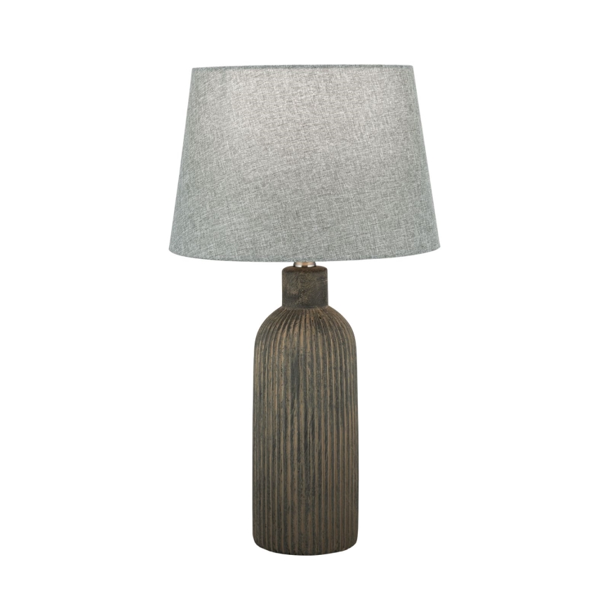 Stolna lampa ORCHID 1xE27/40W/230V keramika smeđa/siva