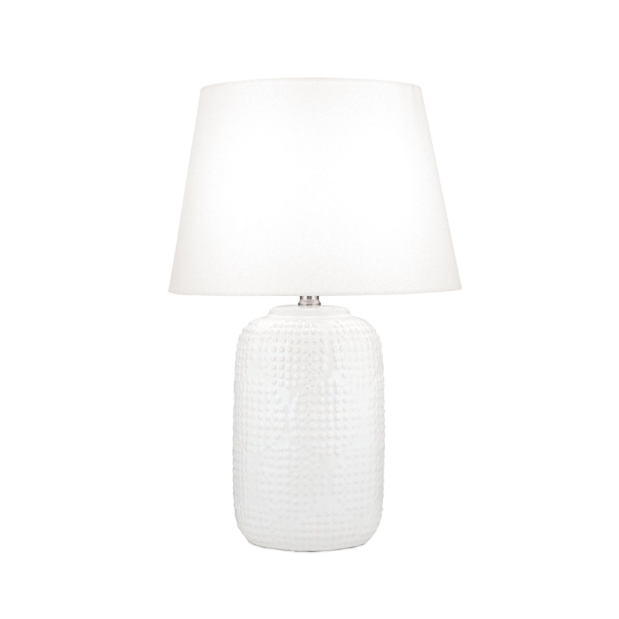 Stolna lampa CORAL 1xE27/40W/230V keramika/bijela