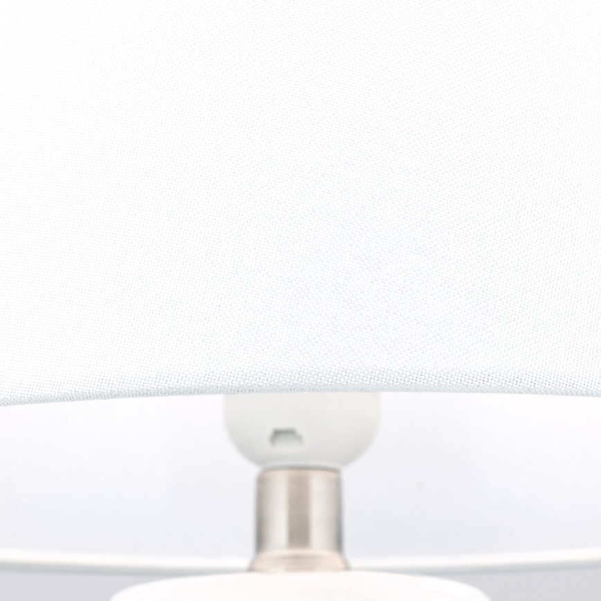 Stolna lampa CORAL 1xE27/40W/230V keramika/bijela