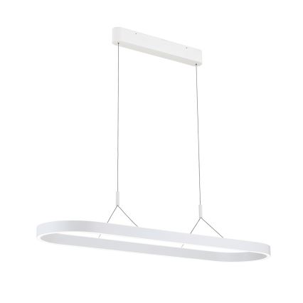LED luster na sajli CARRARA LED/80W/230V 2700/3000/4000K bijela